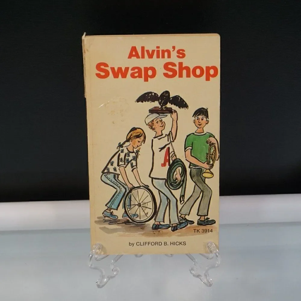Alvin's Swap Shop by Clifford Hicks 1977 Lisl Weil Pictures Scholastic 2nd Print